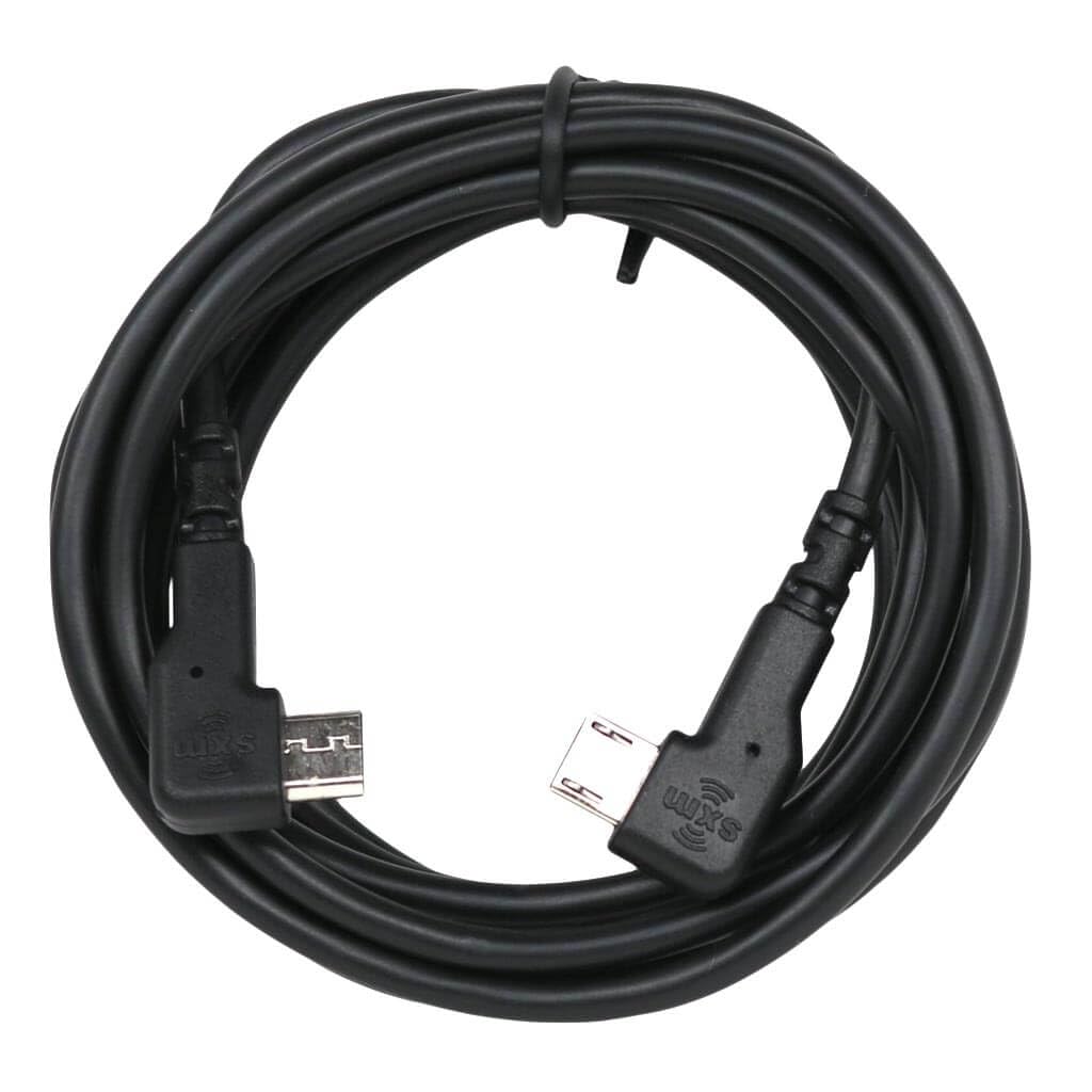 SRS SATELLITE RADIO SUPERSTORE 9 Foot Replacement Cable for The SiriusXM Satellite Radio Roady BT Display Unit, The Cable has 2 Right Angle Connectors on Each End (Cable Only)