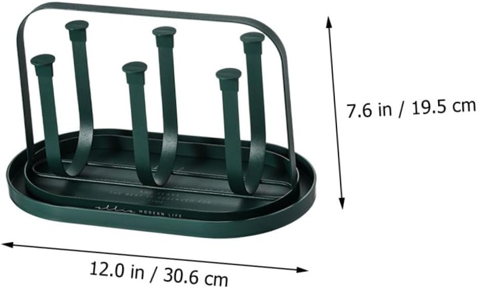 Ciieeo 1set Nordic Style Cup Draining Rack Tray Multi-Functional Storage for Mugs and Teacups Design for Home Kitchen Counter Display