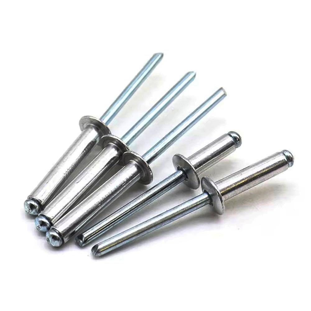 Mengjiangjiang M5(20Pcs) 20 Count M5 Aluminum Pop Rivets, Sturdy Dome Head Riveting Parts For Industrial & Auto Repair Use(40Mm)