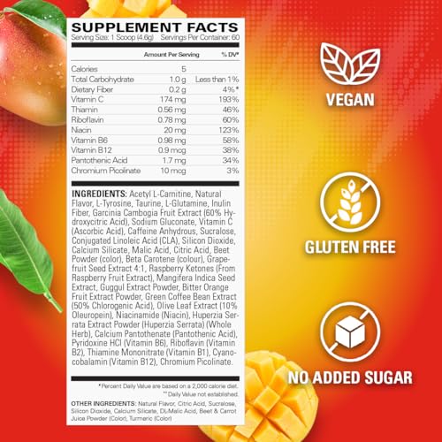 image for EHP Labs OxyShred Pre Workout Powder - Preworkout Powder with L Glutam