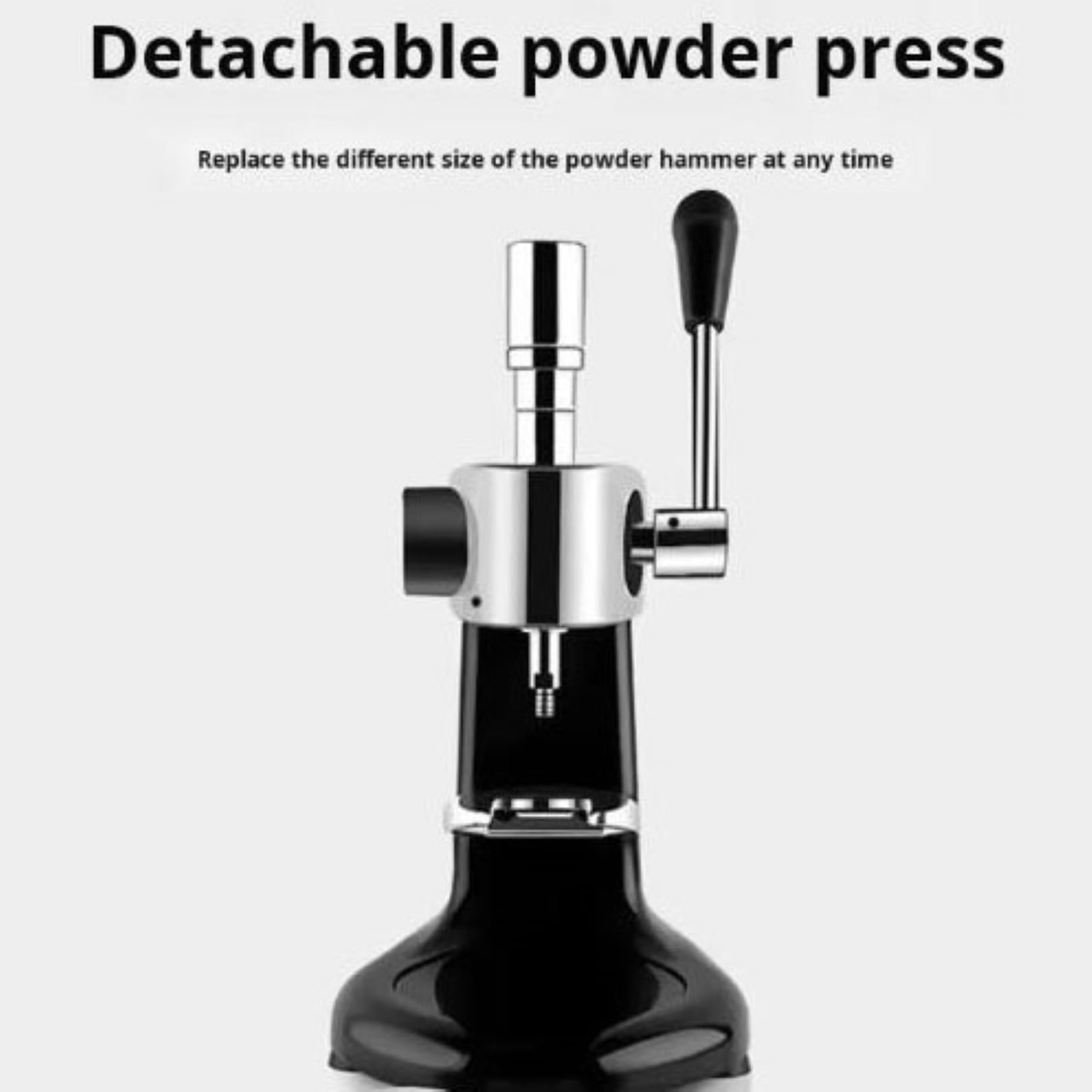 Prensador manual de café con alfombrilla antideslizante para uso doméstico y cafetería