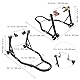 VEVOR Motorrad Ständer Set Montageständer Hinten & Vorn 0,39 t Belastbar, U-Type + L-Type + Doppelgabelköpfe, 225–350 mm / 230–330 mm / 165–240 mm Rollbarer Montageständer Montagelift Montageheber
