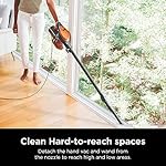 Shark Rocket Ultra-Light Corded Bagless Vacuum for Carpet and Hard Floor Cleaning with Swivel Steering (HV301), Gray/Orange - Image 3