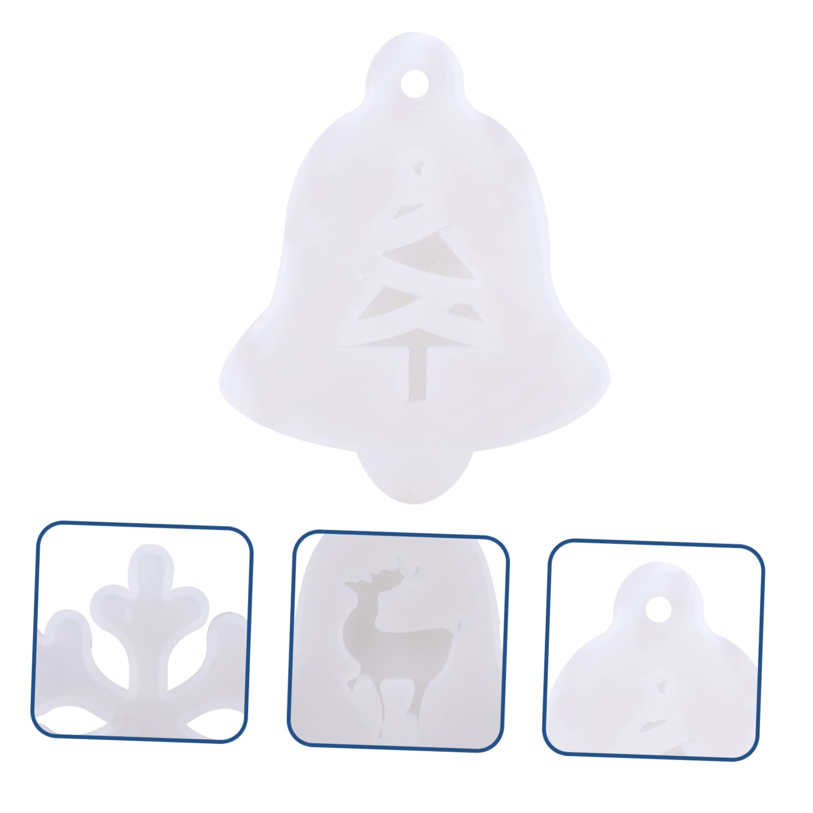 SHINEOFI 2 Series Moldes De Silicona Navideños Moldes Para Pasteles Moldes Caseros Moldes Para Hornear Moldes Redondos Para Chocolate Utensilios Para Hornear Fondant De 6 piezas*2