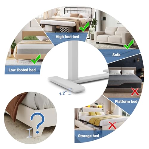 Bureau debout inclinable 90° PUNCIA table réglable blanche pour optimiser les petits espaces - 8