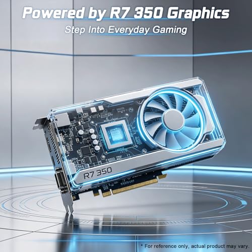 Image of Prebuilt Gaming PC Desktop,Core i5 Tower Computer,R7 350 4G,Win11
