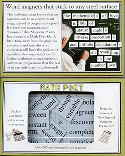 Magnetic Poetry - Kit Math Poet para Refrigerador miniatura 2
