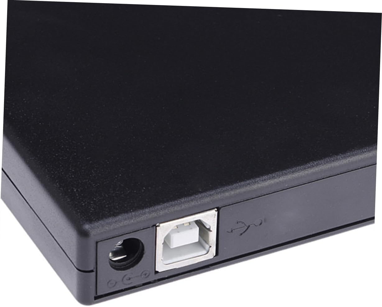 KALLORY External Disc Drive for Laptop USB DVD Drive Cd Burner DVD Reader Rewriter Dl Cd-rw Lightweight Portable No External Power Supply Required Se Me Win