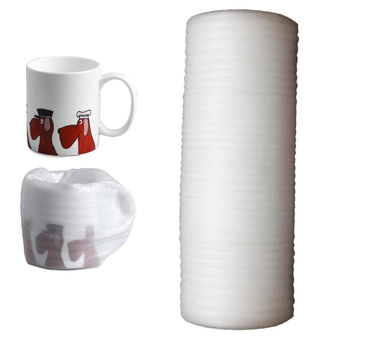 CHILLI BILLI Ep Epe Foam Wrap Roll 1Mm Thickness, 20 Feet Length × 12 Inches Width, Protects Glasses, Dishes & Fragile Items, Packing Cushioning Supplies For Moving (White Colour, Set Of 1 Roll) (B0CTG4GT92) Amazon Price History, Amazon Price Tracker