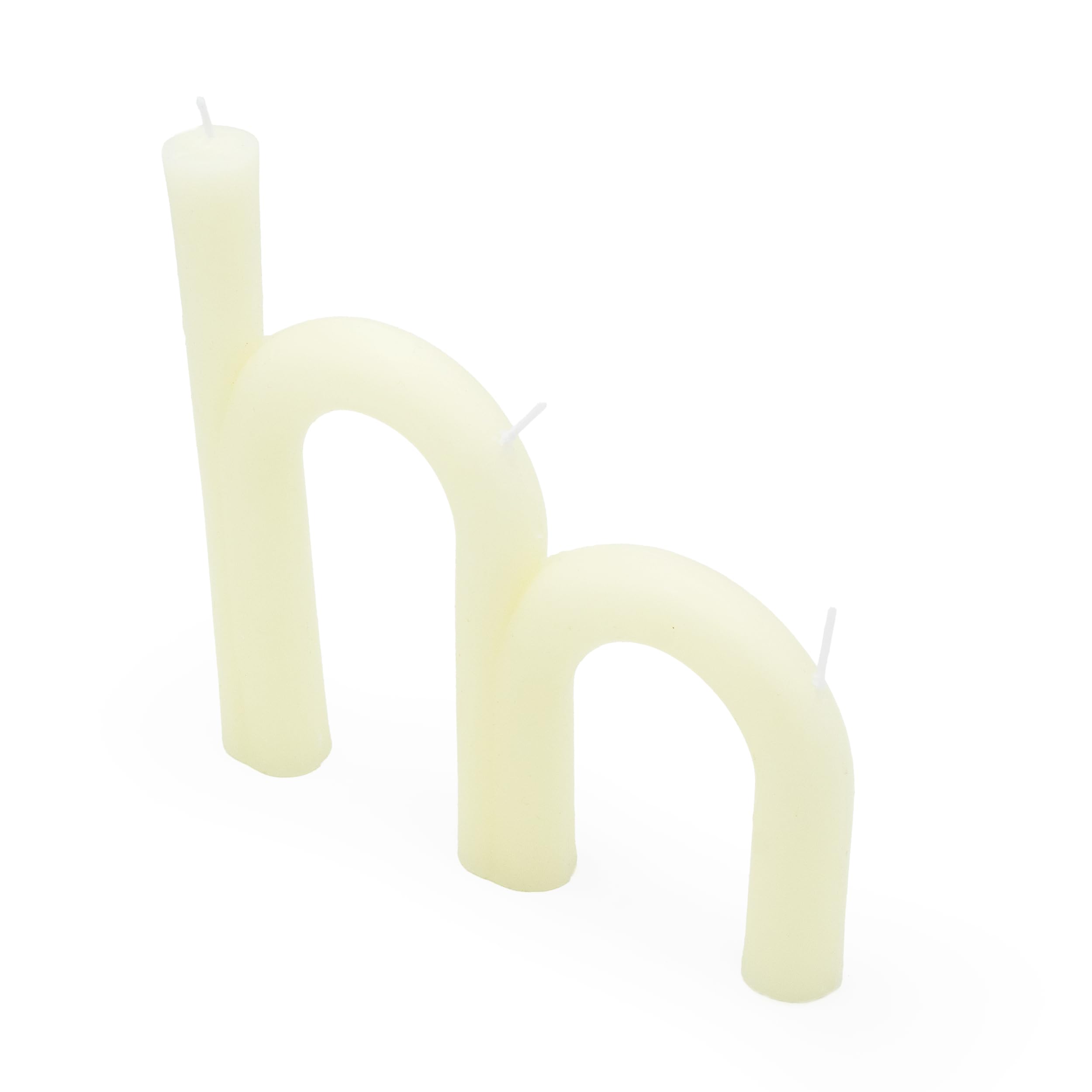 M Design Table Candle Gift Box Monogram Letter Statement Home Decor Candle