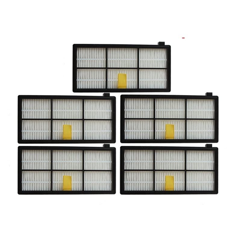 Torribala 5 pièces kit de Brosse Filtre Hepa for iRobot for Roomba 800 900 série 870 880 980 pièces d'aspirateur Robot Souhaitable