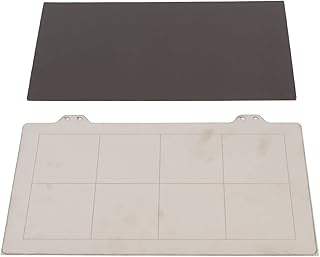 150x230mm 3D Printing Magnetic Plate Dual Sided Steel Bed,Double Sided Flexible Removable Reusable Spring Steel Build Plate for 3D Printer