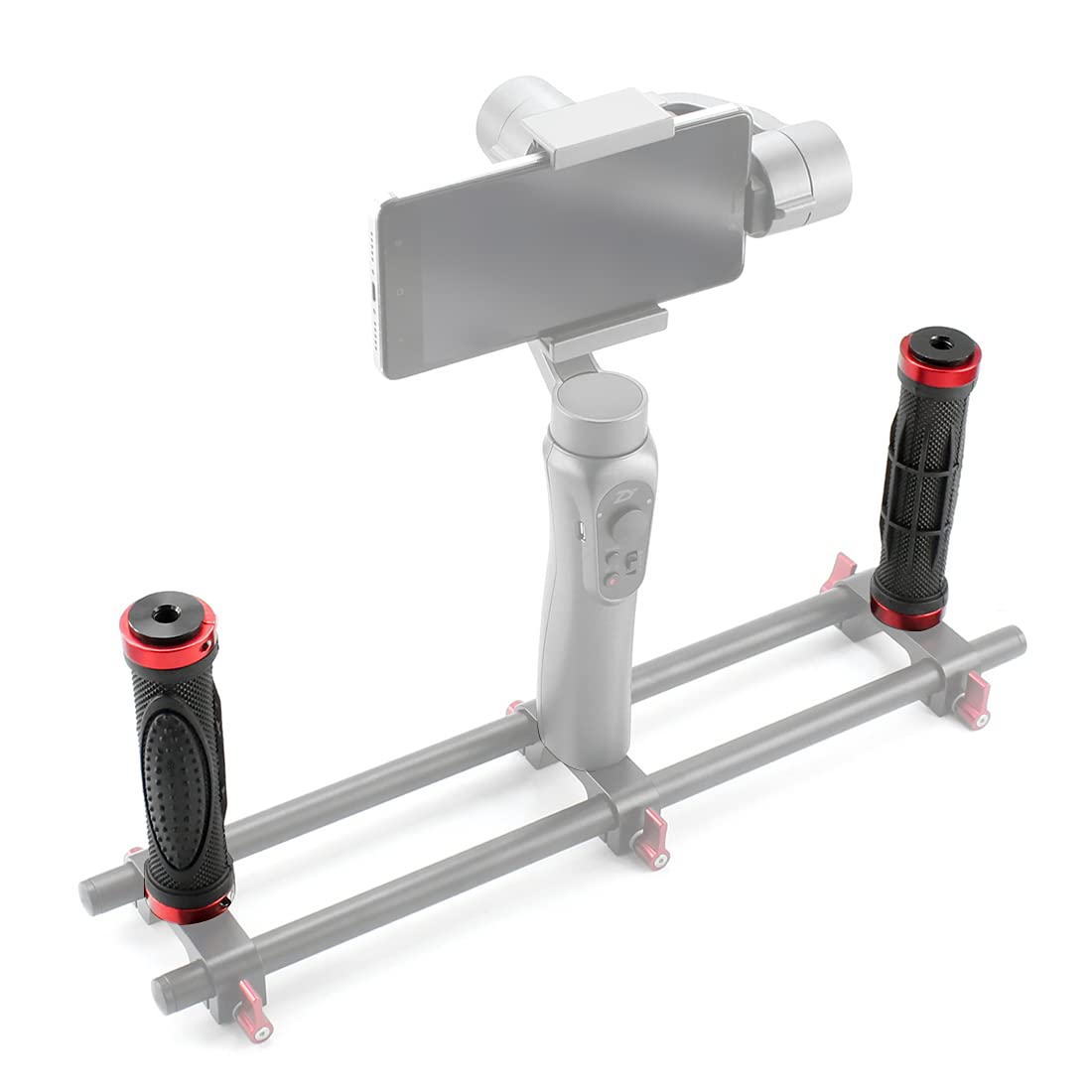 BGNing Camera Handle Grip Support Mount with 1/4'' Male Screw Camera Rubber Hand Grip Universal Handlegrip Camera Stabilizer for SLR Digital Video Camera Video LED Light(2pcs)