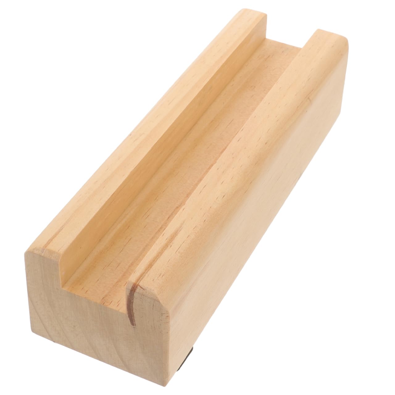 SHINEOFI Floor Mirror Stand Holder Wooden Full Length Mirror Base Support for Standing Mirrors and Frames Anti-Slip Stability with 4 Footpads 9.84 X 3.15 X 2.56 in