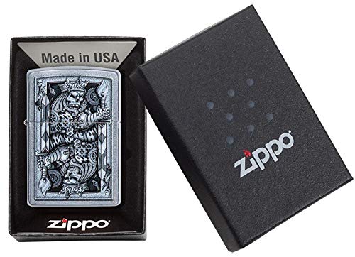 Encendedor Zippo Steampunk King Spade Street Chrome miniatura 6