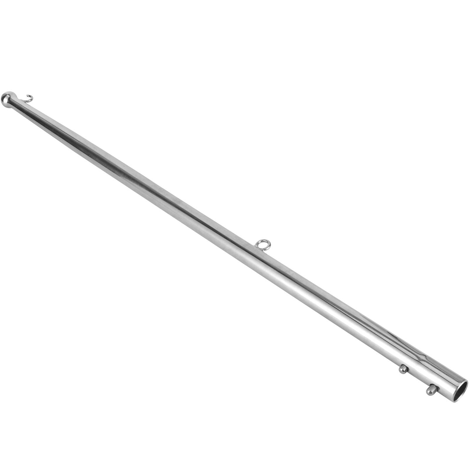 Mât de Drapeau Durable en Acier Inoxydable 304, pour Bateau, Yacht, 24 Pouces, avec Drapeaux de 370 à 450mm, pour les Activités Marines en Plein Air
