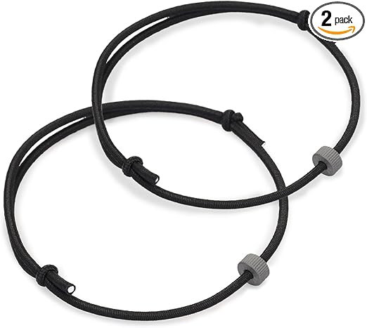 Bracelet Car Window Breaker, Wrist Strap with Tungsten Carbide Bead Vehicle Emergency Self Rescue Tool, Wristbands Breaking Tempered Safety Glass Rapid Escape, 2 Pack