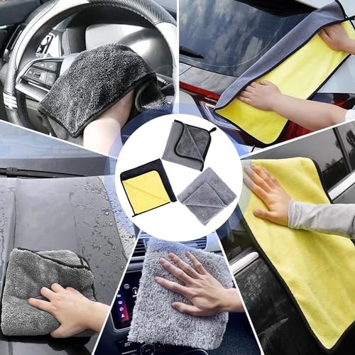 Winshall CWS-1 Car Wash Tool Car Cleaning Kit With Bag: Microfibre Valet Washing Mitts thumb #5