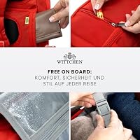 WITTCHEN Urban | Kabinenrucksack | Laptop-Rucksack | Multifunktionaler 2-in-1-Reiserucksack | Rückentasche mit RFID-Schutz | kompatibel mit Wizz Air, LOT, Ryanair | Größe 40x25x20 cm | Farbe: Blau – Ansicht 8
