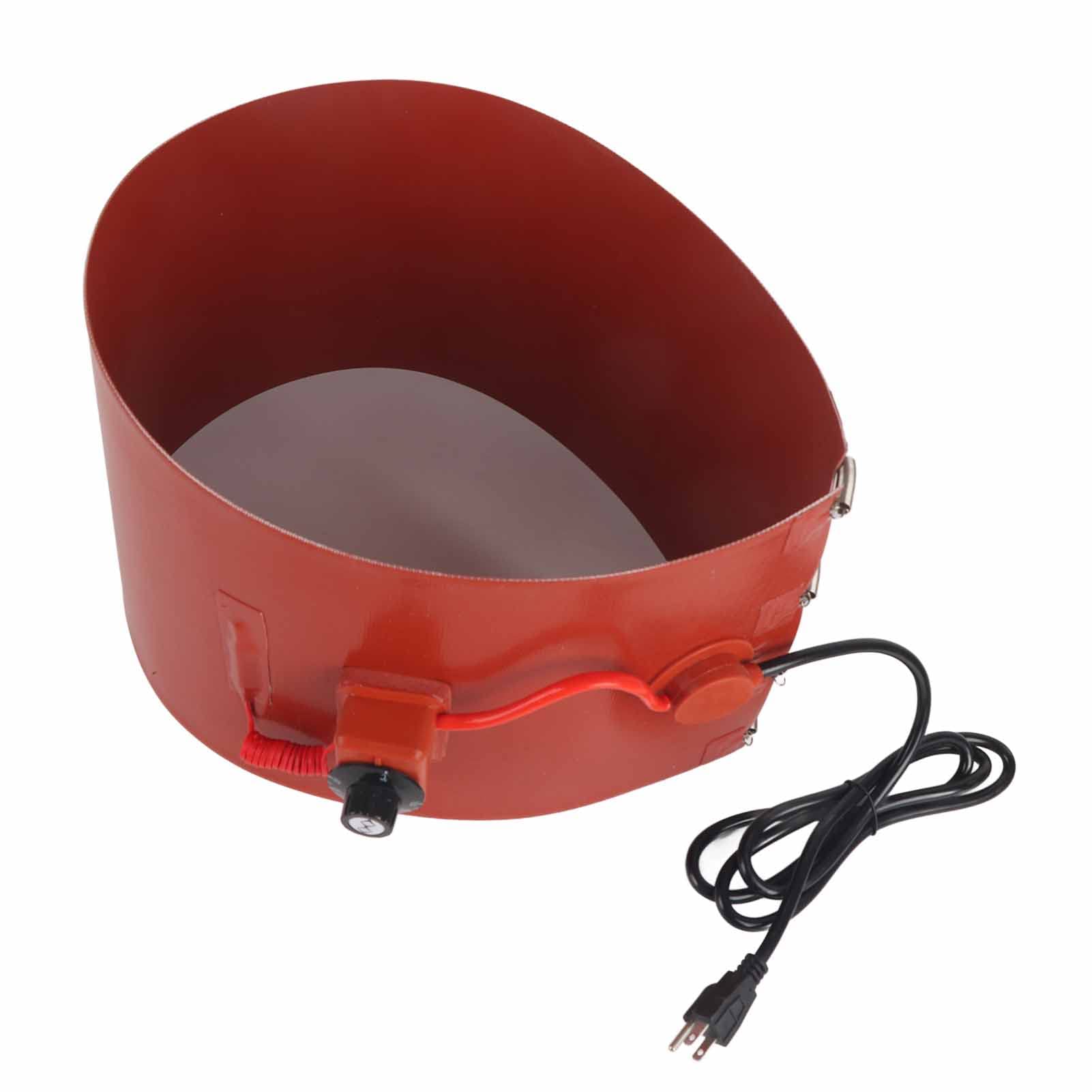 Oil Drum Heating Belt Heater 1200W Roller 60L 30 for Drum Heater Belt 150°C Heaters (US Plug 110V)