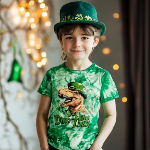 Image of Kids St. Patrick's Day Shirt Boys and Girls Green T-Shirt Clothing 4-12 Years