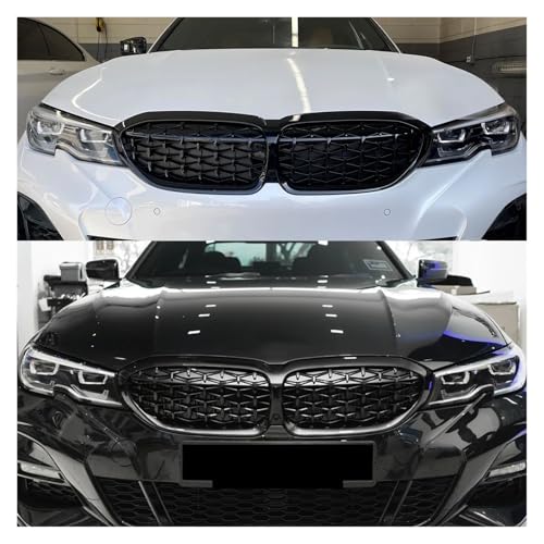 Calandre diamant noire BMW Série 3 G20 G21 2019-2021 look sport - 6
