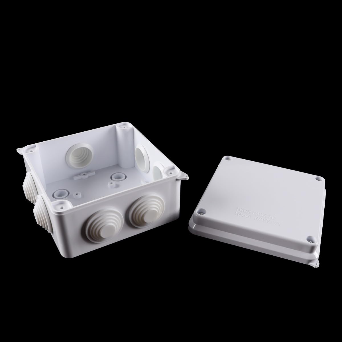 Enwye Waterproof Junction Box IP65 Electrical Project Box Dustproof Weatherproof for Outdoor Indoor Electronics Cable Boxes - Image 4