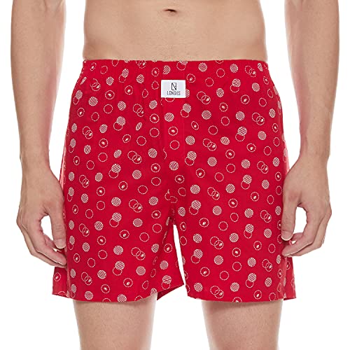 Image of Longies Men's Cotton Printed Regular Boxer Shorts