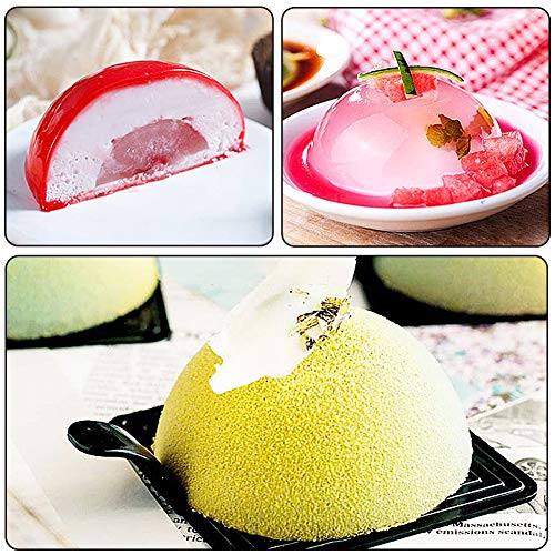 Stampo Silicone Mezza Sfera, BKJJ 3 pezzi Stampi