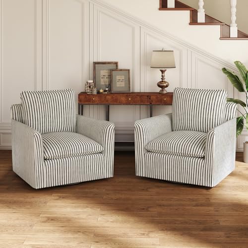 INZOY Swivel Accent Chair Set of 2