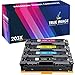 Price comparison product image True Image 4 packs Compatible Toner Cartridges Replacement for HP 203X CF540X CF541X CF542X CF543X HP 203A CF540A for HP Color LaserJet Pro MFP M281FDW M281FDN M280NW M281 M254DW M254NW M254
