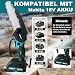NURSETEK 8-Zoll Mini-Akku-Säge für Makita 18V-Batterien, kleine elektrische Hand-Säge, batteriebetriebene tragbare Akku-Säge für Gartenarbeiten zum Holz-/Baumfällen, Gartengeräte (Nur Werkzeug)