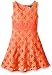 My Michelle Girls' Lace Party Dress with Crochet Trim Waist