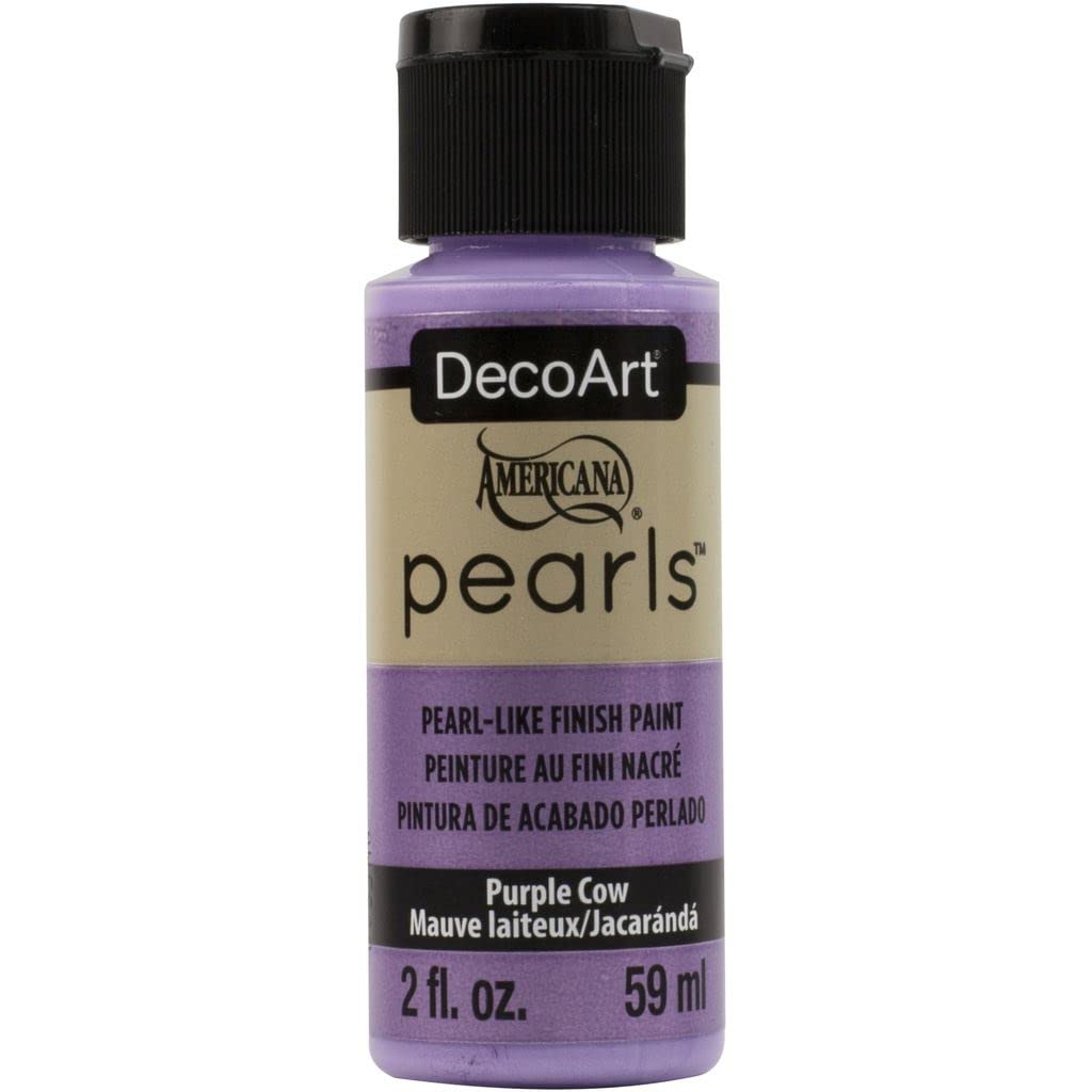 Decoart Purple Cow Deco Art Pearls Paint 2Oz One Size