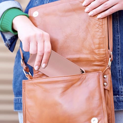 Image of 30 Pcs PU Leather Eyeglass Case, Soft Eyeglass Cases, Slim Eyeglass Case, Pocket Glasses Case for Women
