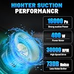 Cordless Vacuum Compatible with Makita 18V Battery, Handheld Vacuum Cleaner for Home Car Hardwood Floor Carpet, Portable Shop Vacuum with Washable HEPA Filter(Tool Only)
