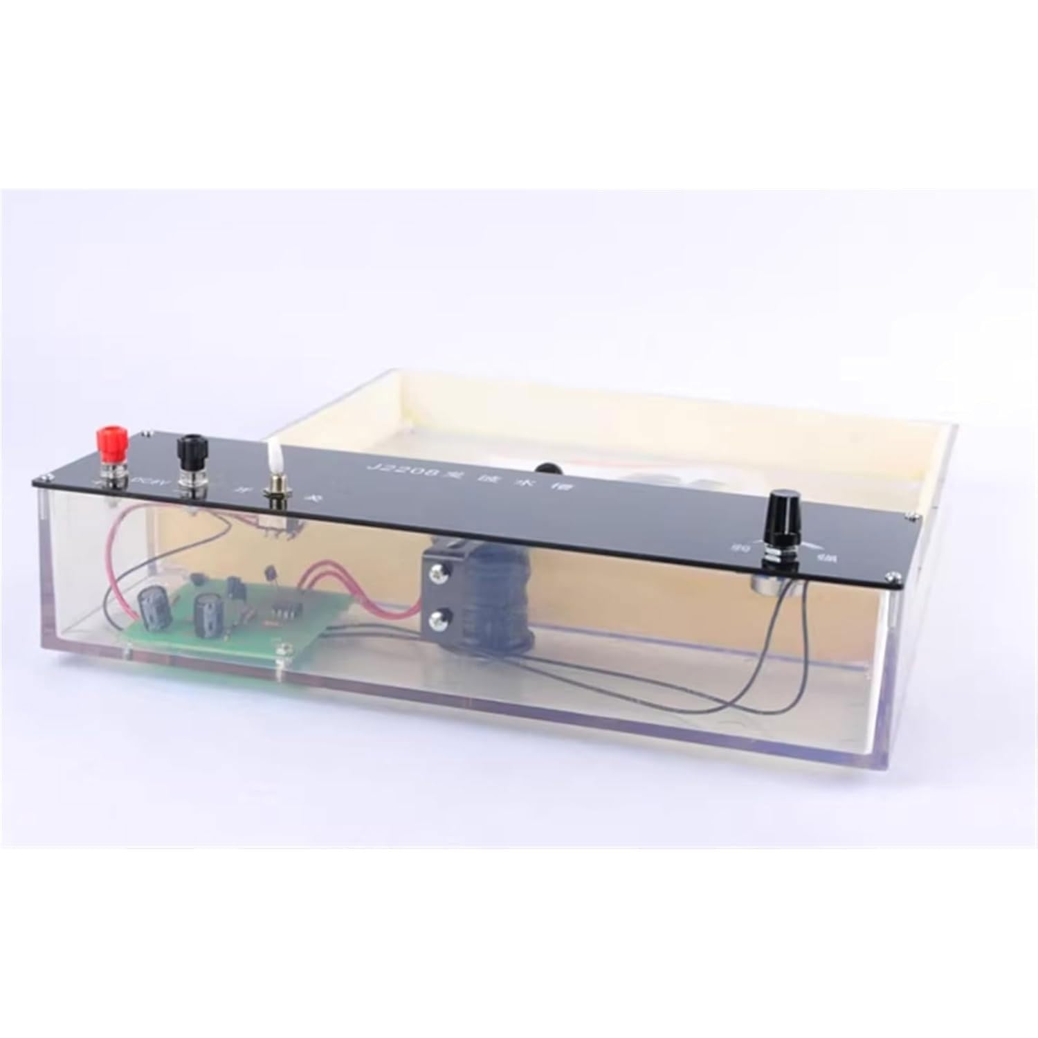 Demostrador de difracción e interferencia de Ondas de Tanque de ondulación Compatible con proyector | Instrumento de Laboratorio de física, óptica de Onda de Agua, Fuente de vibración Dual