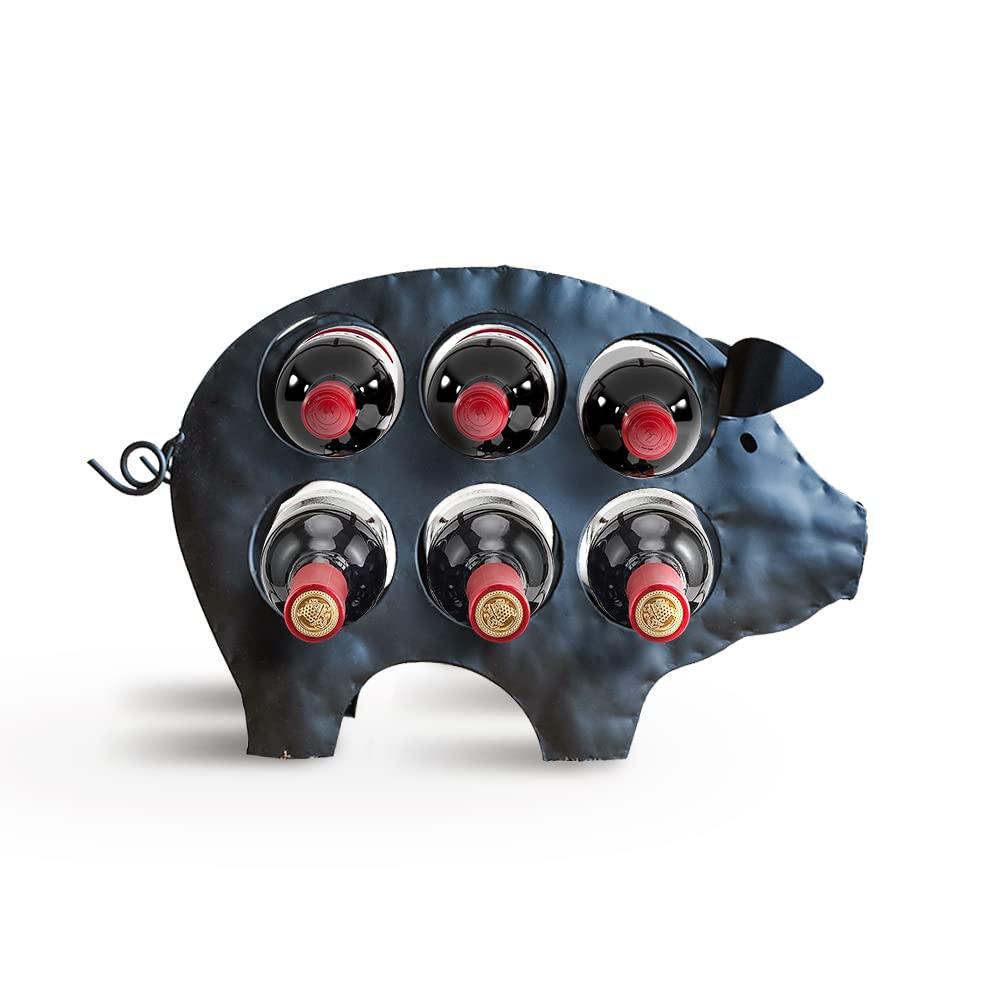 置物 Bottle bancq Ant Amazon.com: BOOMLATU 6 Bottle Metal Wine Rack,Pig Wine