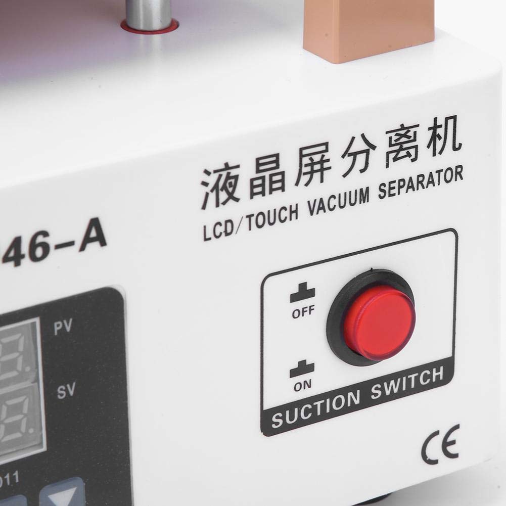 Separador de pantalla de 7 pulgadas, separador de pantalla táctil LCD, potente máquina de reparación de pantalla de bomba de vacío Split EU Plug 250V