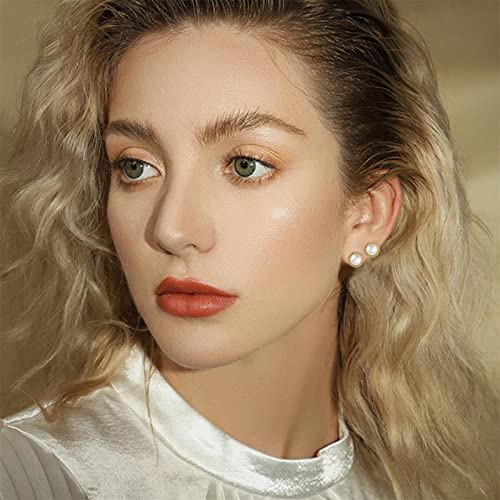 Gold Clip On Earrings 3 Pairs Clip On Stud Earrings Set Small Clip On Earrings Non Pierced 14K Gold Plated Simulated Earrings Dainty Earrings for Women2