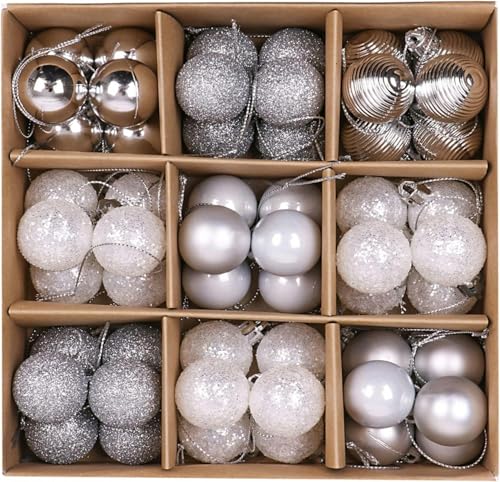 Victor's Workshop 54 stück Weihnachtskugeln, 3cm mini...
