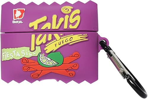 Compatible con Airpod Pro Case Takis Patata Chips 2019, lindo diseño de dibujos animados de silicona 3D Kawaii, divertido diseño de alimentos,
