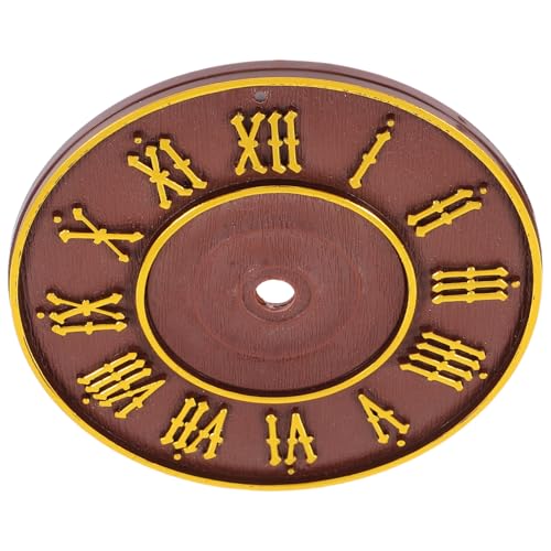 GLEAVI Vintage Clock with Roman Numerals Accurate Display Decorative Wall Clock for Living Room Bedroom and Office Decor Antique Design with Movement