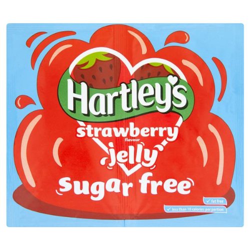 Hartley's Strawberry Flavour Jelly Sugar Free 12x23g