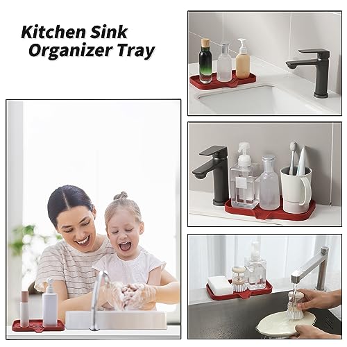 image for MicoYang Silicone Bathroom Soap Dishes with Drain Spout-Bathroom and K