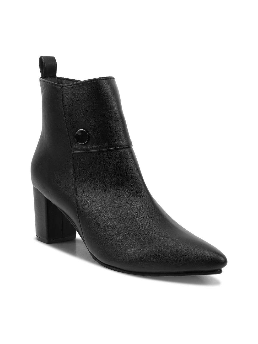 shuz touch Black Block heel ankle boots-picture-39