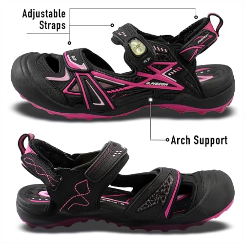 Gold Pigeon Shoes Toe Guard Unisex Outdoor Sandals, Easy Snap Lock Closure3