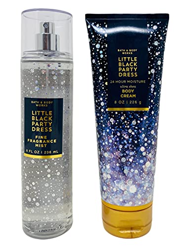Bath & Body Works LITTLE BLACK PARTY DRESS Duo Gift Set - Fine Fragrance Mist - Ultra Shea Body Cream