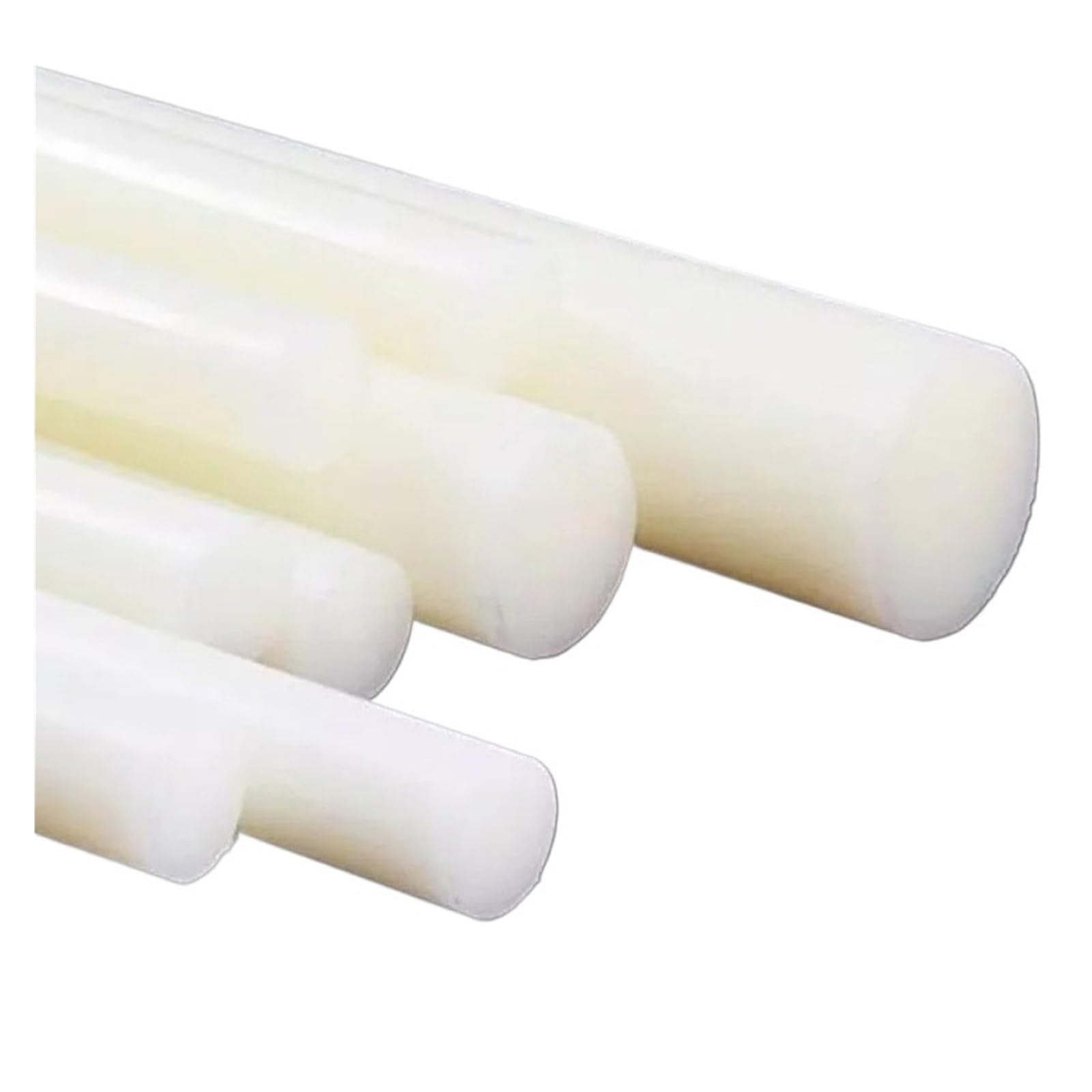 Biały nylonowy pręt okrągły o średnicy od 3 mm do 110 mm Części mechaniczne(Length 500mm,30mm 5pcs)