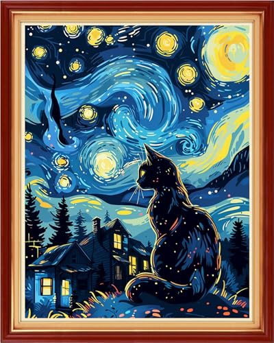 Image of Funart Stamped Cross Stitch Kits for Beginners Full Range of Cross Stitching Preprinted Embroidery Kits for Adults, 11CT Embroidery Pattern Needlepoint Kits- (ArtColors21)